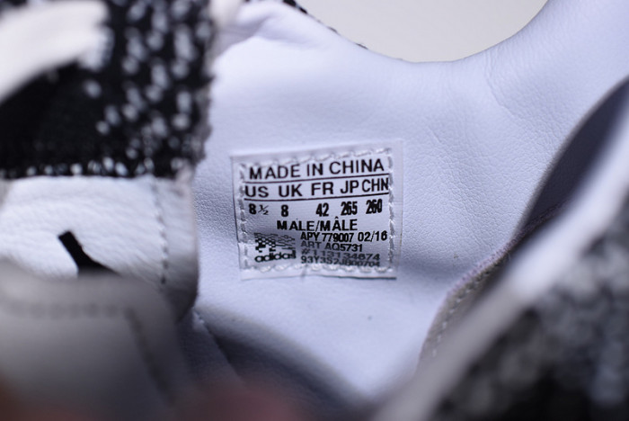 y-3 pure boost zg knit (black / white) aq5731